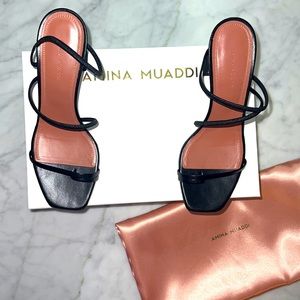Amina Muaddi NAIMA Sandals 70mm in size 39